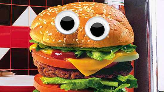 Talking SmashUps - Thinking of You Cheeseburger eCard