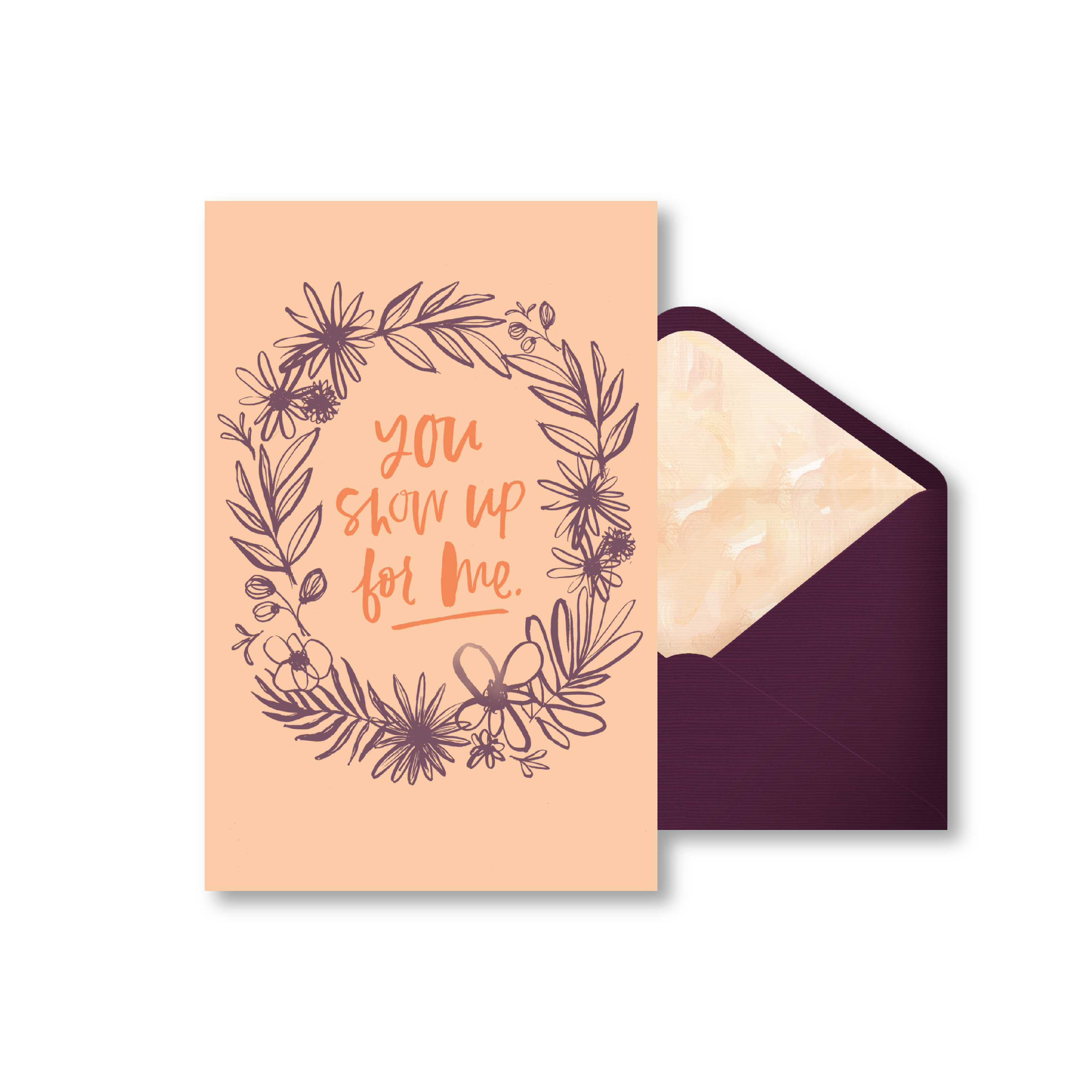 You Show Up For Me Ecard